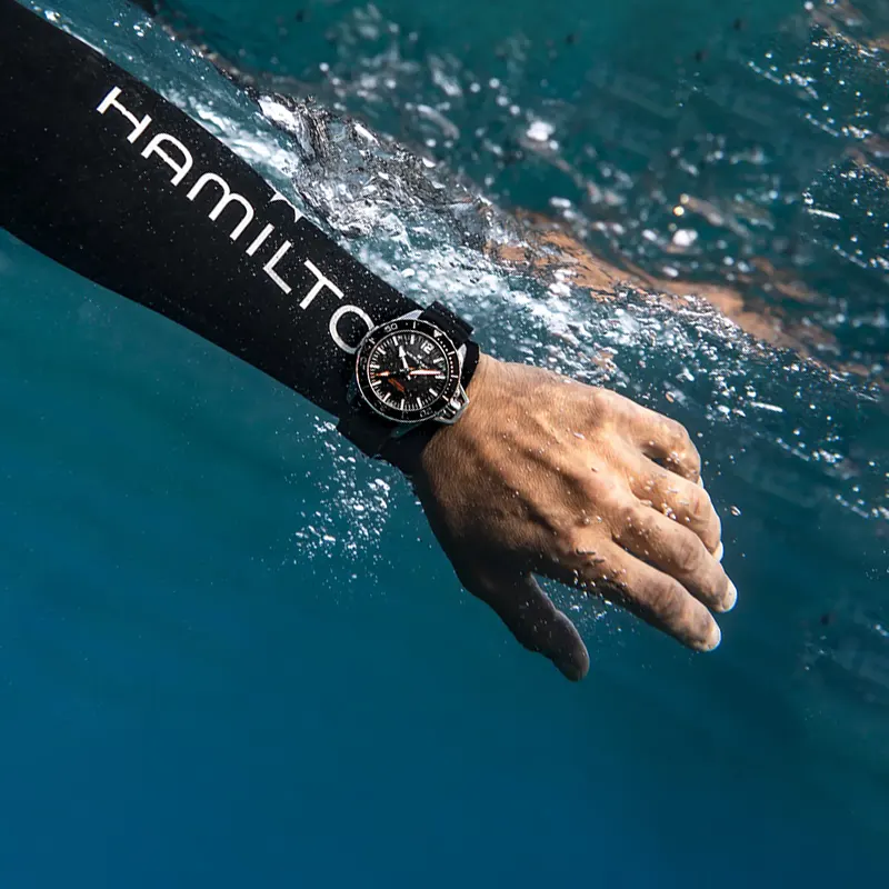 Hamilton Khaki Navy Frogman Auto Diver's Men's Watch- H77825330